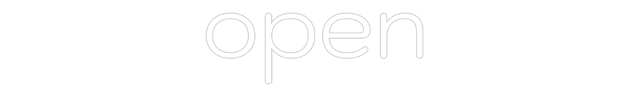 Custom Neon: Open Sign